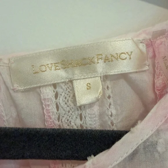 *LIKE NEW* LoveShackFancy Natasha Mini Dress - Pink - Picture 6 of 11